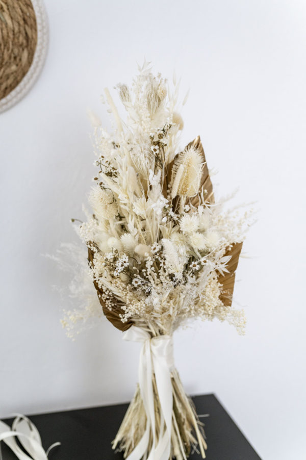 Trockenblumen Brautstrauß