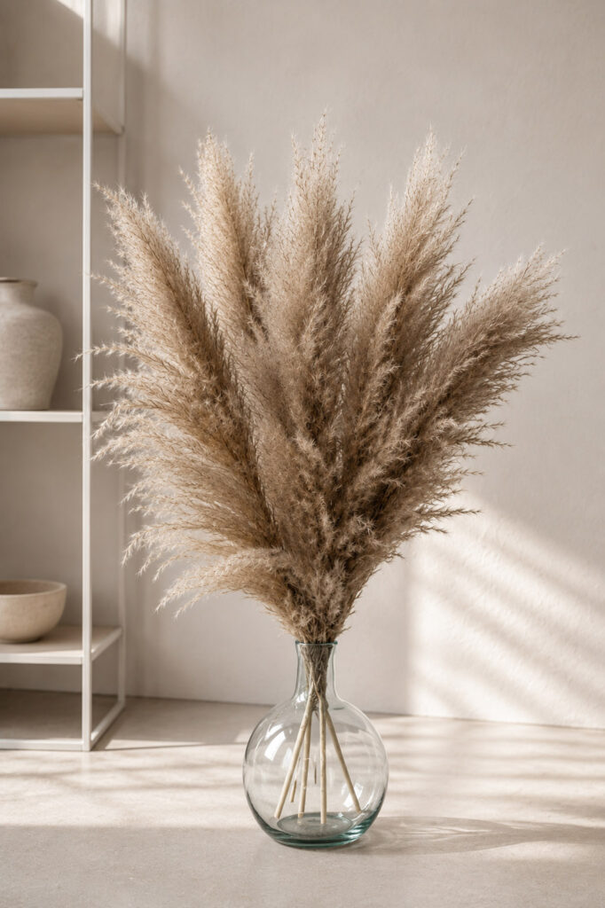 Pampasgras Deko "Variegata" 90cm (1 Bund / 5 Stk.)