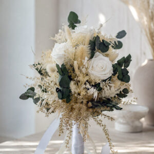 trockenblumen brautstrauss
