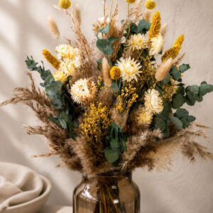 Trockenblumenstrauß "happy sunshine"