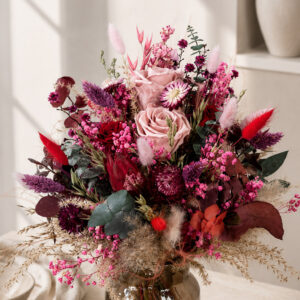 Trockenblumenstrauß "purple love"