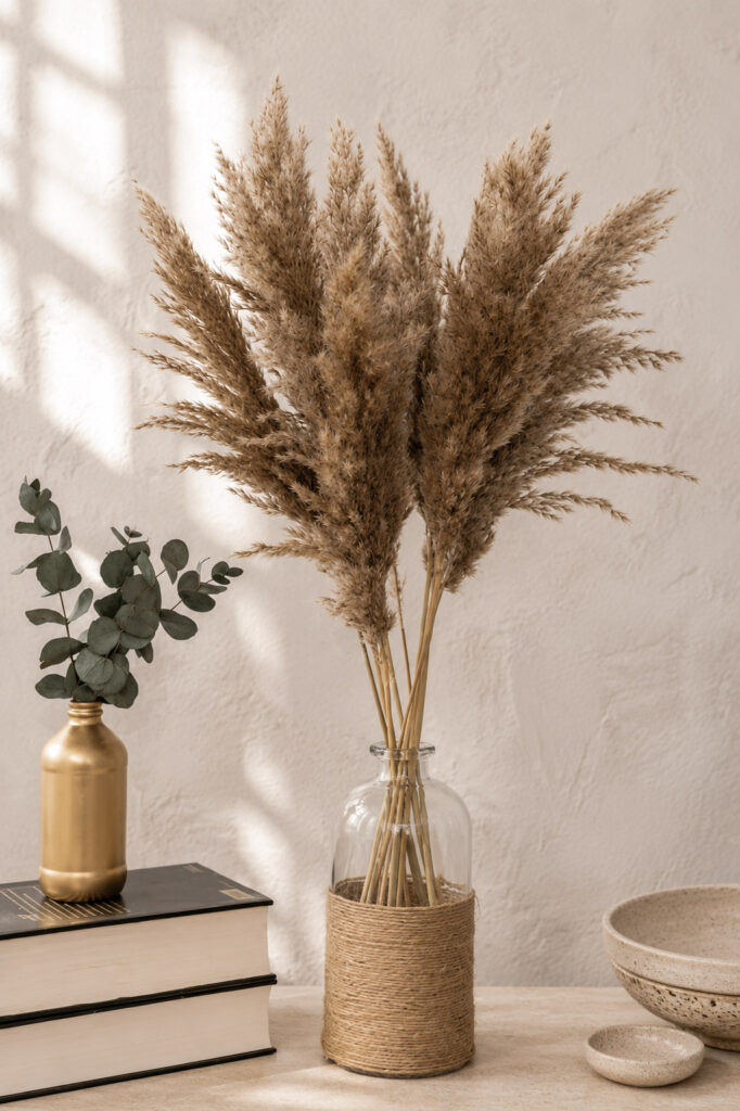 Pampasgras "Fluffy" natur | (1 Bund / 6 Stk.)