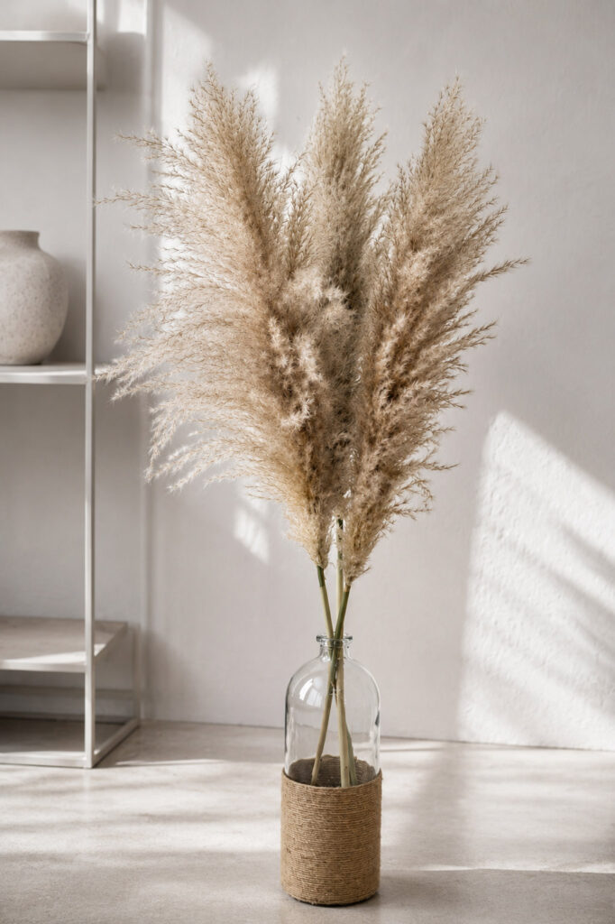 Pampasgras natur "Variegata" fluffig 115cm | (1 Stk.)