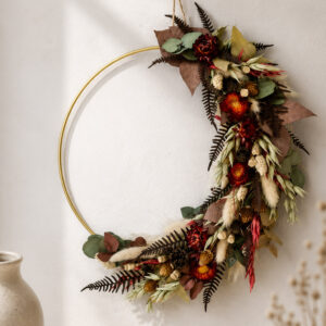 Flower Hoop "golden harvest"