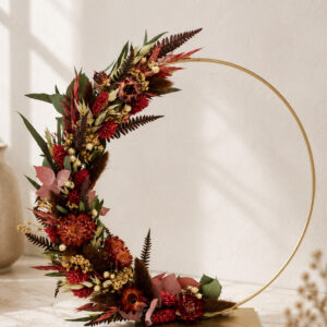 Flower Hoop auf Fuß "golden harvest"