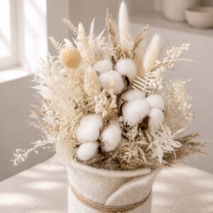 Trockenblumen-Gesteck "pampas meets cotton"