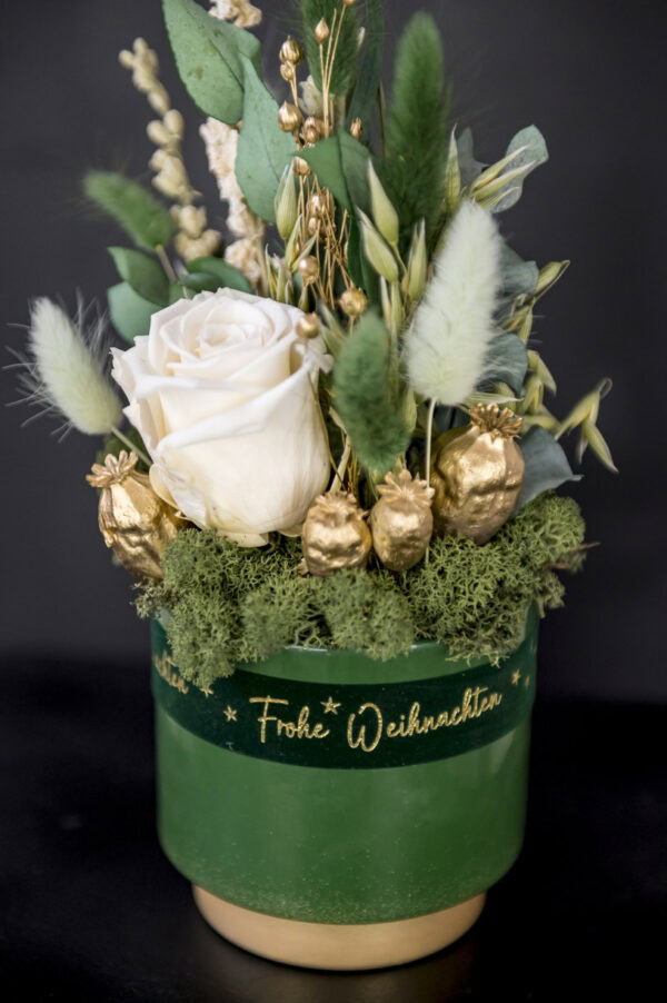 Trockenblumengesteck "green xmas" – Bild 2