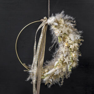 Türkranz / Flower Hoop „gold'n dream xmas“