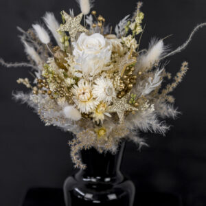 Trockenblumenstrauß "gold'n touch xmas"