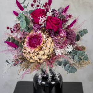 Trockenblumenstrauß "big pink"