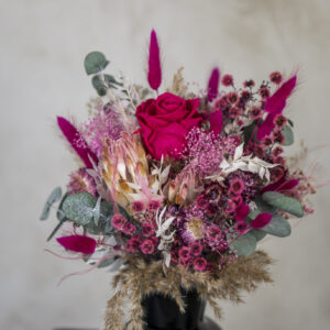 Trockenblumenstrauß „pink dream“