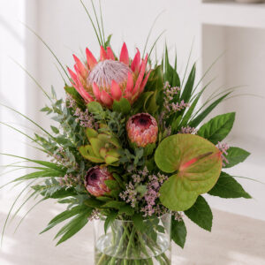 Exotischer Blumenstrauß